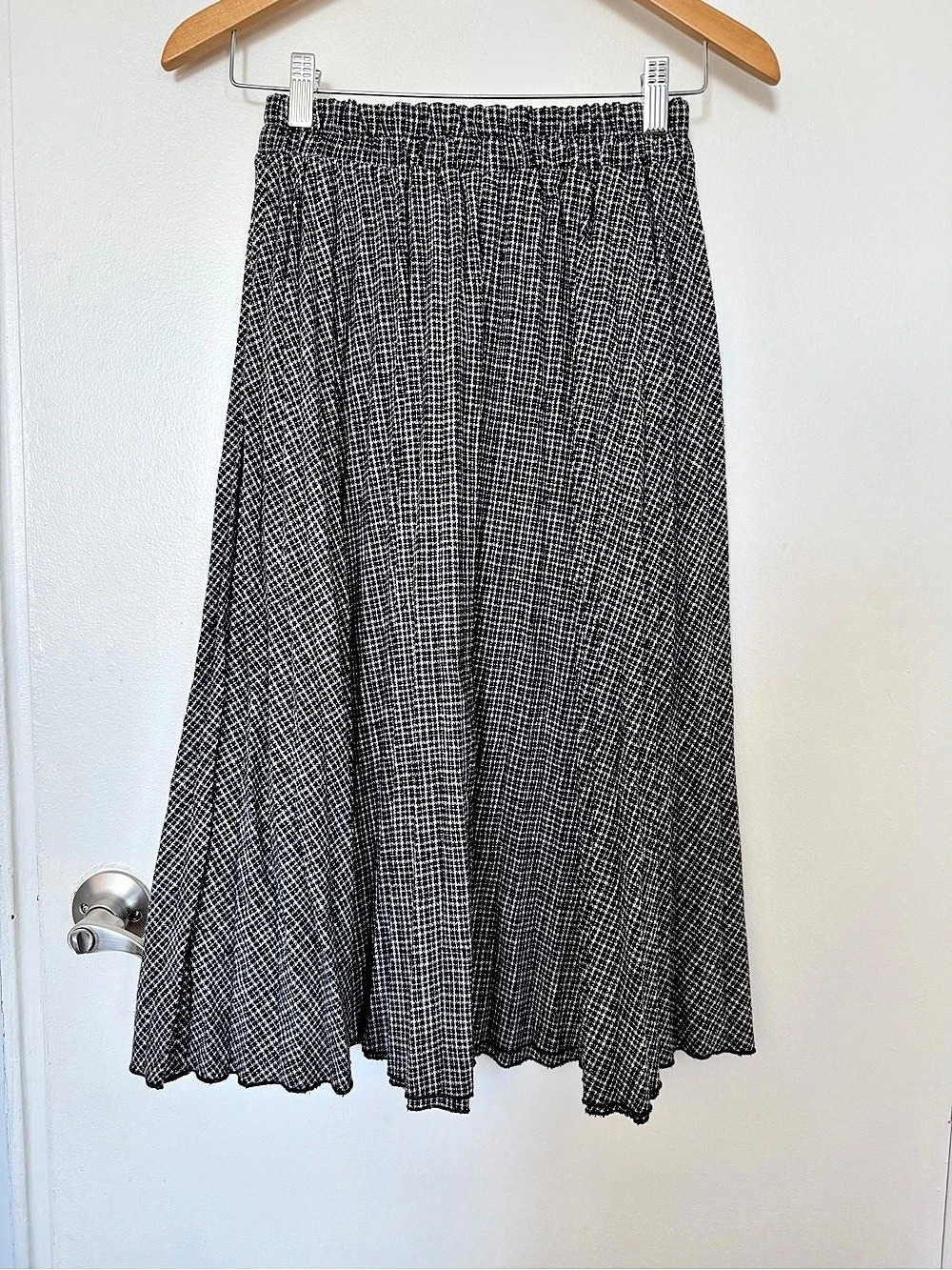 Another Story Checkered pleaded Skirt Size XS Like New